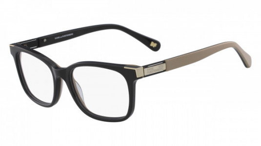 Diane Von Furstenberg DVF5105 Eyeglasses, (010) BLACK/BROWN LAMINATE