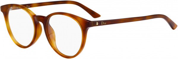 Christian Dior MONTAIGNE 53F Eyeglasses, 0SX7 Light Havana