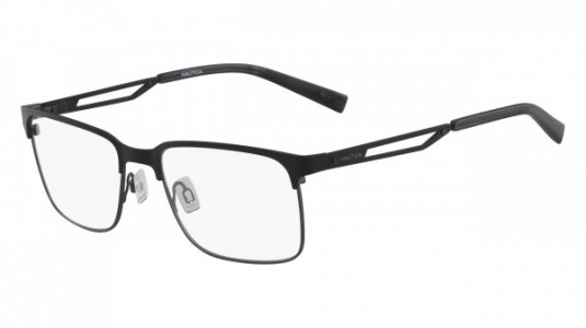 Nautica N7287 Eyeglasses, (005) MATTE BLACK