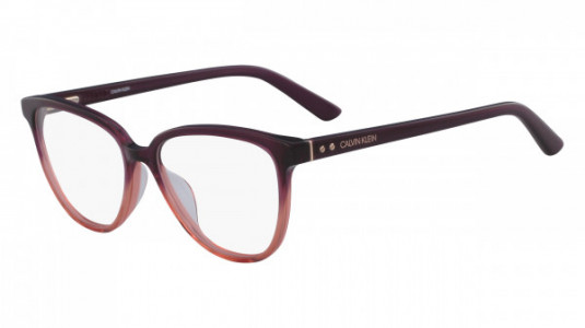 Calvin Klein CK18514 Eyeglasses, (512) PLUM/CORAL GRADIENT