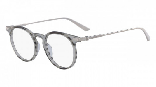 Calvin Klein CK18705 Eyeglasses, (073) CRYSTAL SMOKE/STRIPES