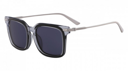 Calvin Klein CK18702S Sunglasses, (095) CRYSTAL/BLACK