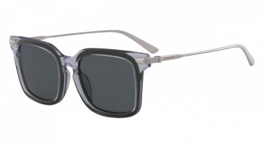 Calvin Klein CK18702S Sunglasses, (395) CRYSTAL/GREEN