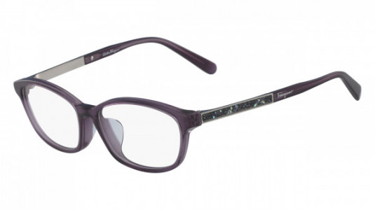 Ferragamo SF2808RA Eyeglasses, (510) DARK PURPLE