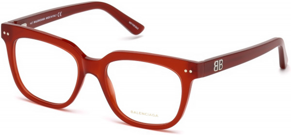 Balenciaga BA5089 Eyeglasses, 066 - Shiny Red