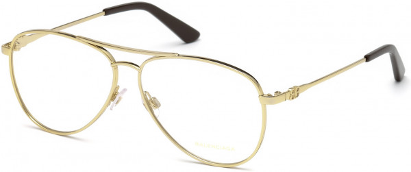 Balenciaga BA5092 Eyeglasses, 032 - Gold