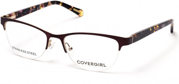 CoverGirl CG0544 Eyeglasses, 070 - Matte Bordeaux
