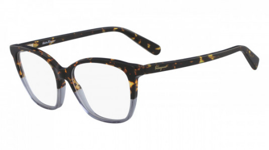 Ferragamo SF2817 Eyeglasses, (259) HAVANA/BLUE