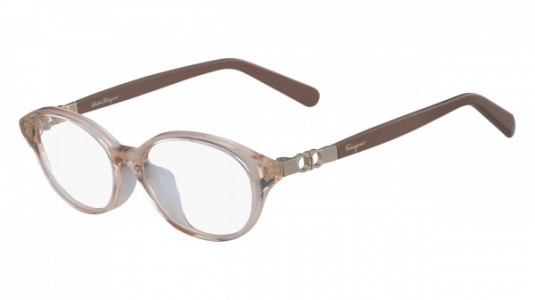 Ferragamo SF2819A Eyeglasses, (290) CRYSTAL NUDE