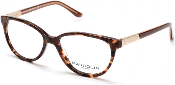 Marcolin MA5012 Eyeglasses, 047 - Light Brown/other