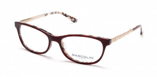 Marcolin MA5014 Eyeglasses, 071 - Bordeaux/other