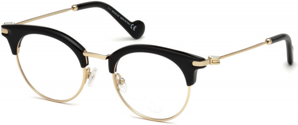 Moncler ML5020 Eyeglasses, 001 - Shiny Black