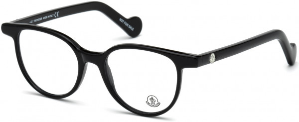 Moncler ML5032 Eyeglasses, 001 - Shiny Black