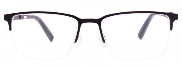 EasyClip EC459 Eyeglasses, 090 - Matt Black & Steel Green