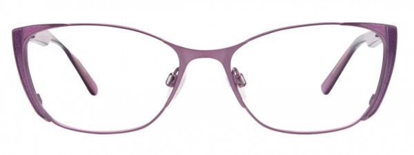 EasyClip EC442 Eyeglasses, 080 - Satin Light Purple & Purple