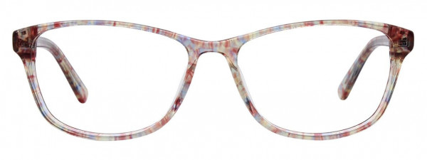 EasyClip EC426 Eyeglasses, 030 - Red & Green & Blue Crystal