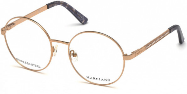 GUESS by Marciano GM0323 Eyeglasses, 028 - Shiny Rose Gold