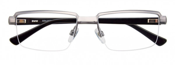 BMW Eyewear B6051 Eyeglasses, 020 - Satin Steel