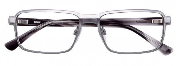 BMW Eyewear B6050 Eyeglasses, 020 - Satin Steel