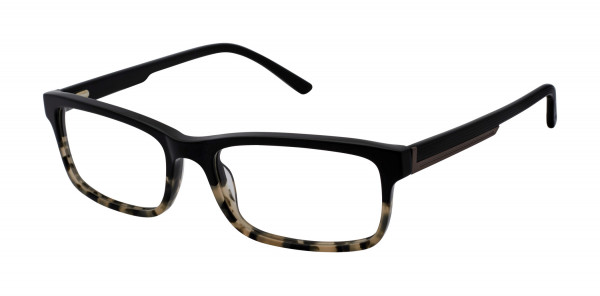 Geoffrey Beene G523 Eyeglasses, Black/Tortoise (BLK)