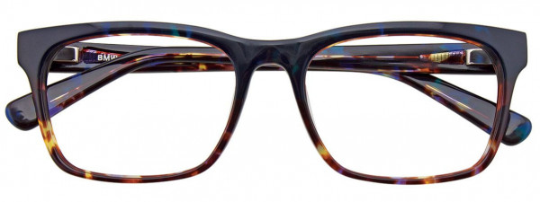BMW Eyewear B6042 Eyeglasses, 050 - Dark Blue & Demi Blue