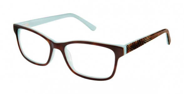 Geoffrey Beene G318 Eyeglasses, Havana/Mint (HAV)