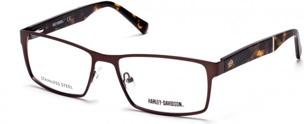Harley-Davidson HD0775 Eyeglasses, 049 - Matte Dark Brown