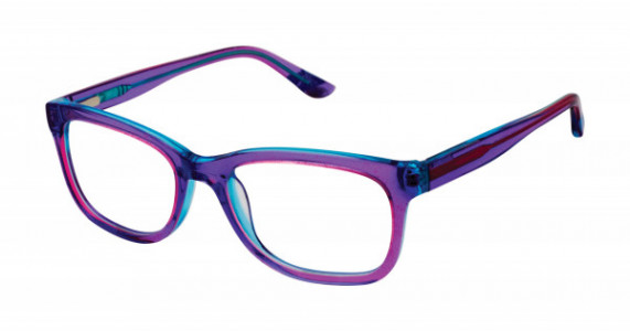 gx by Gwen Stefani GX807 Eyeglasses, Purple Glitter (PUR)
