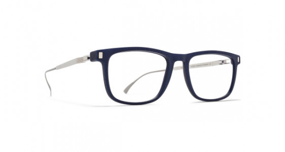 Mykita Mylon HUITO Eyeglasses, MH10 NAVY BLUE/SHINY SILVER