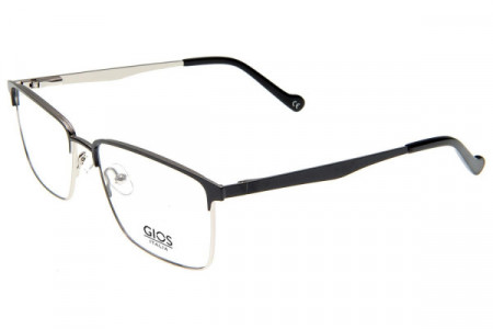 Gios Italia GLP100062 Eyeglasses, BLK/SILVER (1)