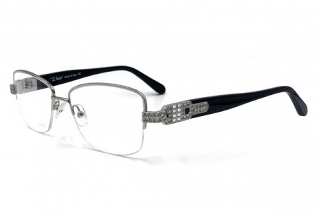 Pier Martino PM6547 Eyeglasses, C1 Gun Black Crystal