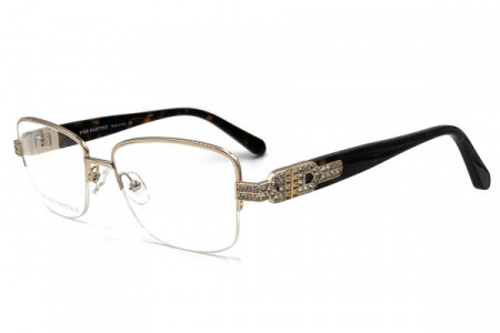 Pier Martino PM6547 Eyeglasses, C2 Gold Tortoise Crystal