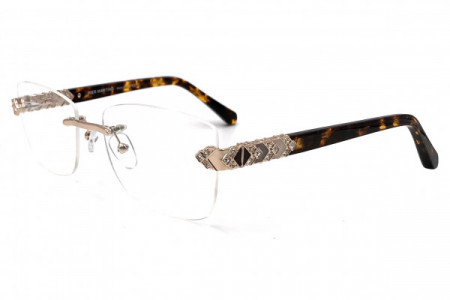 Pier Martino PMKJ859 Eyeglasses, C2 Gold Amber Ivory