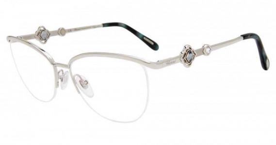 Chopard VCHB98S Eyeglasses, Silver
