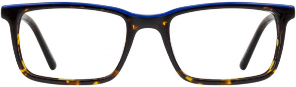 David Benjamin Edgy Eyeglasses, Tortoise / Royal Blue