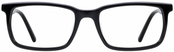 David Benjamin Edgy Eyeglasses, 3 - Black / Concrete