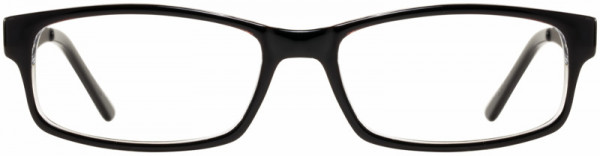 Elements EL-286 Eyeglasses, 2 - Black / Crystal