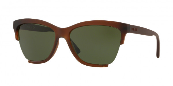 DKNY DY4155 Sunglasses, 378071 RUBBER AMBER TRANSPARENT