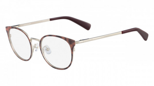 Longchamp LO2101 Eyeglasses, (216) HAVANA/BURGUNDY