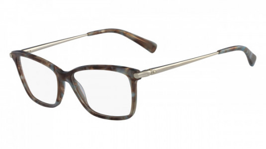 Longchamp LO2621 Eyeglasses, (251) MARBLE BROWN AZURE