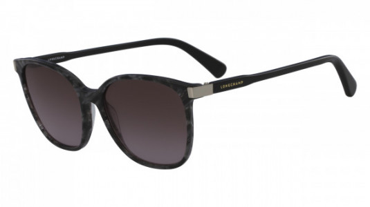 Longchamp LO612S Sunglasses, (002) MARBLE BLACK