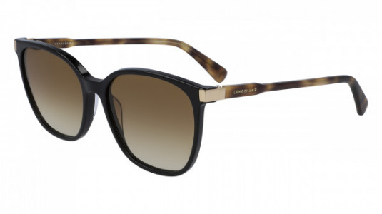Longchamp LO612S Sunglasses, (010) BLACK/HAVANA