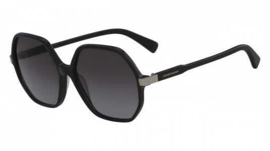 Longchamp LO613S Sunglasses, (001) BLACK