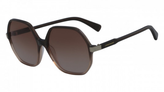 Longchamp LO613S Sunglasses, (201) BROWN/NUDE