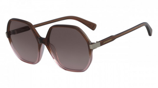 Longchamp LO613S Sunglasses, (202) BROWN/ROSE