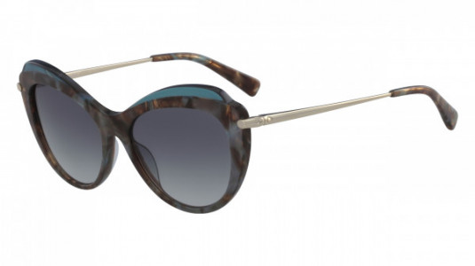 Longchamp LO617S Sunglasses, (251) MARBLE BROWN AZURE