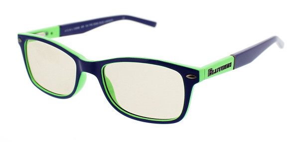 BluTech ON THE EDGE Eyeglasses, Blue Laminate