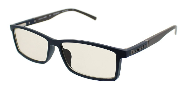 BluTech EYE-DENSITY Eyeglasses, Navy Matte