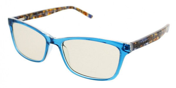 BluTech SO WHIMSICAL Eyeglasses, Blue Laminate