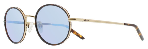 Revo BRAYTON Sunglasses, Gold/tortoise (Lens: Blue Water)